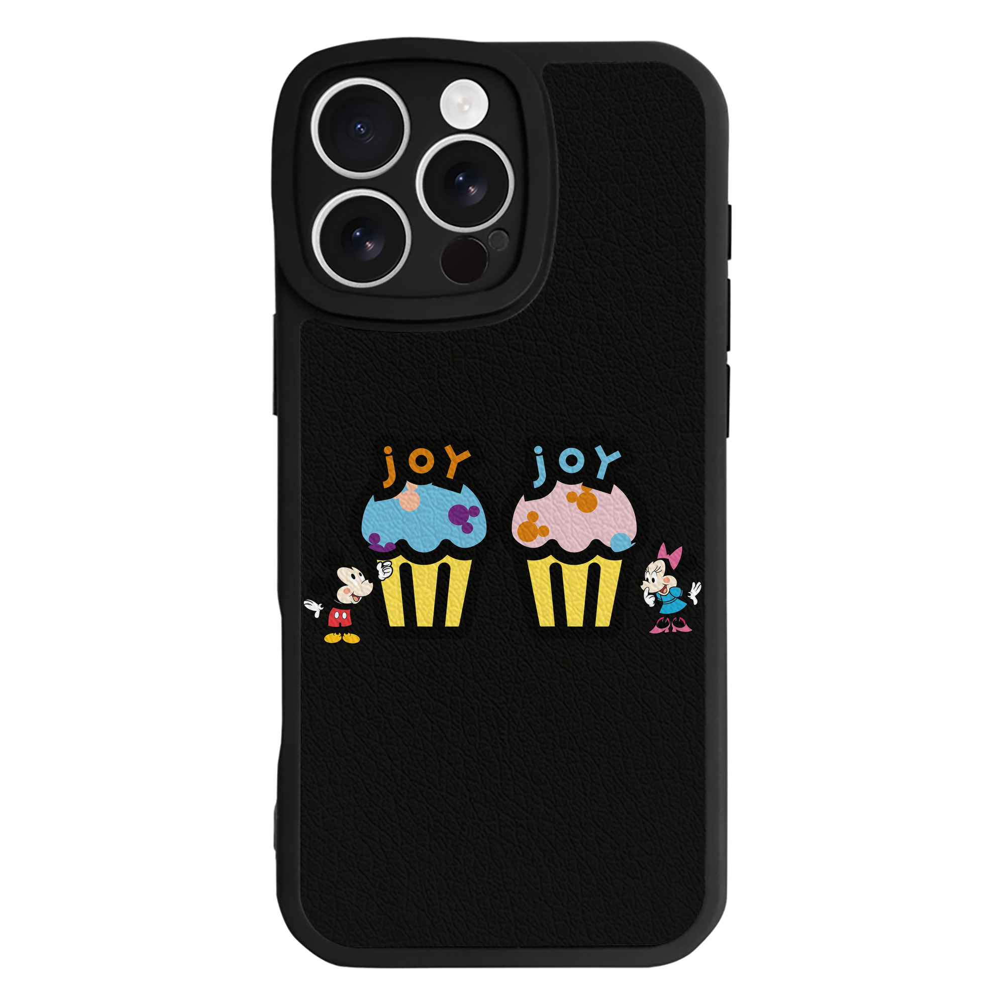 （画像用） ミッキーマウス Mickey Mouse 【iPhone 16シリーズ対応】シリコンスマホケース（レザー調） 材質：シリコン